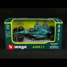 Lance Stroll Aston Martin AMR23 n° 18 2023 F1 1/43 Bburago B18-38190S