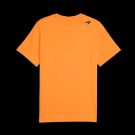 McLaren T-Shirt Racing F1 Team Norris / Piastri Puma Papaya Orange 637448-03 - unisex