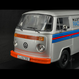 Volkswagen Combi T2B Porsche Martini Racing 1972 Grey / Orange 1/18 KK Scale KKDC181416