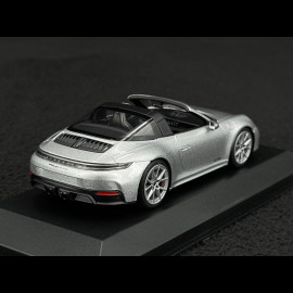 Porsche 911 Targa 4 GTS Type 992.2 2024 GT Silver Metallic 1/43 Minichamps 410064141