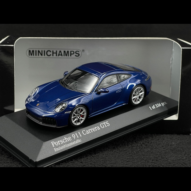 Porsche 911 Carrera GTS Type 992.2 2024 Gentian Blue Metallic 1/43 Minichamps 410064121