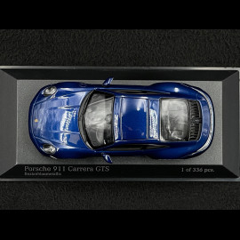 Porsche 911 Carrera GTS Type 992.2 2024 Gentian Blue Metallic 1/43 Minichamps 410064121