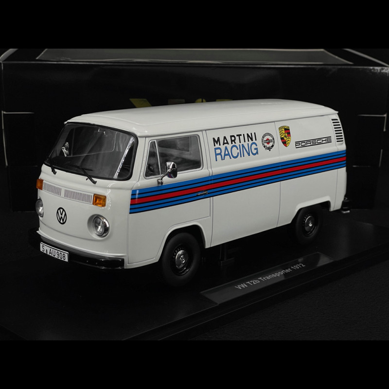 Volkswagen Combi T2B Porsche Martini Racing 1972 Weiß 1/18 KK Scale KKDC181414