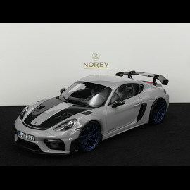 Porsche 718 Cayman GT4 RS 2023 Kreidegrau Weissach Package 1/18 Norev 187253