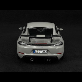 Porsche 718 Cayman GT4 RS 2023 Chalk Gray Weissach Package 1/18 Norev 187253