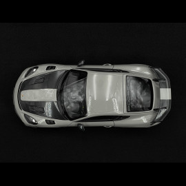 Porsche 718 Cayman GT4 RS 2023 Chalk Gray Weissach Package 1/18 Norev 187253