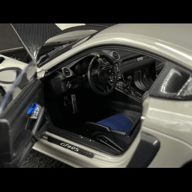 Porsche 718 Cayman GT4 RS 2023 Chalk Gray Weissach Package 1/18 Norev 187253