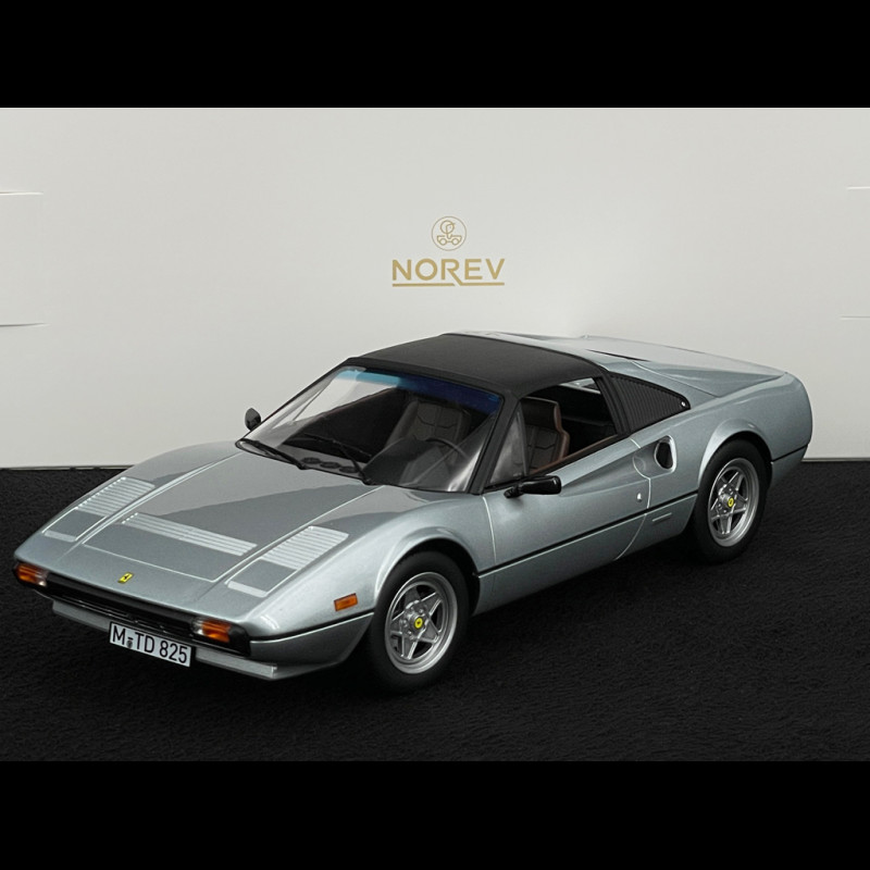 Ferrari 308 GTS 1982 Silver Grey 1/18 Norev 187934