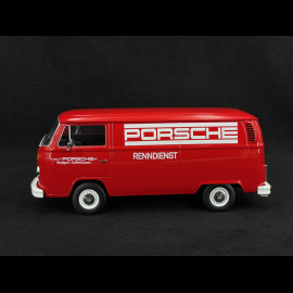 Volkswagen Combi T2B Porsche Renndienst Stuttgart Zuffenhausen 1972 Red 1/18 KK Scale KKDC181412