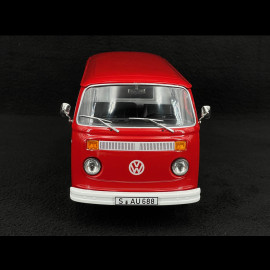 Volkswagen Combi T2B Porsche Renndienst Stuttgart Zuffenhausen 1972 Rot 1/18 KK Scale KKDC181412