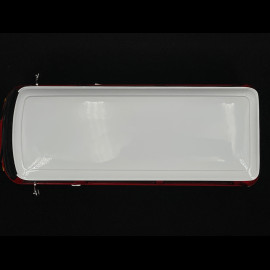 Volkswagen Combi T2B Bus Porsche Renndienst Stuttgart Zuffenhausen 1972 Red / White Fuschs Rims  1/18 KK Scale KKDC181364F