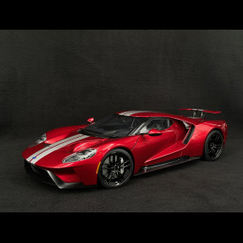 Ford GT 2017 Liquid Red / Silberstreifen 1/12 Autoart 12106