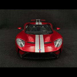 Ford GT 2017 Liquid Red / Silver Stripes 1/12 Autoart 12106