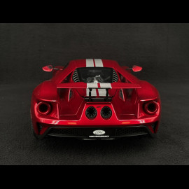 Ford GT 2017 Liquid Red / Silver Stripes 1/12 Autoart 12106