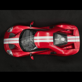 Ford GT 2017 Liquid Red / Silver Stripes 1/12 Autoart 12106