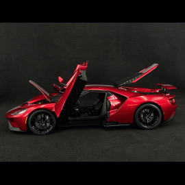 Ford GT 2017 Liquid Red / Silver Stripes 1/12 Autoart 12106