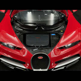 Bugatti Chiron 2017 Italienisches Rot / Nocturne Schwarz 1/12 Autoart 12113