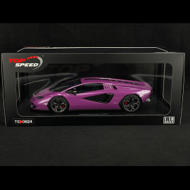 Lamborghini Countach LPI 800-4 2023 Viola 30th Countach Anniversary 1/18 Top Speed TS0624