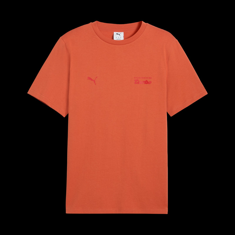 Porsche Turbo T-Shirt Puma Orange 634495-20 - unisex