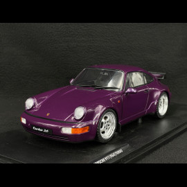 Porsche 911 Turbo Type 964 1990 Violet Blue Metallic 1/18 Solido S1803412