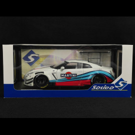 Nissan GT-R R35 Liberty Walk Body Kit 2.0 Martini 2024 Weiß 1/18 Solido S1805819