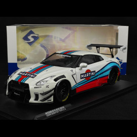 Nissan GT-R R35 Liberty Walk Body Kit 2.0 Martini 2024 White 1/18 Solido S1805819
