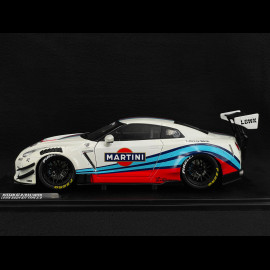 Nissan GT-R R35 Liberty Walk Body Kit 2.0 Martini 2024 White 1/18 Solido S1805819