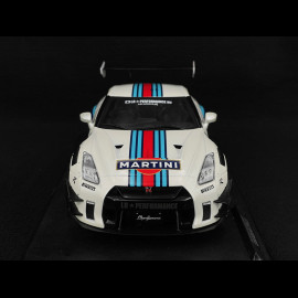 Nissan GT-R R35 Liberty Walk Body Kit 2.0 Martini 2024 White 1/18 Solido S1805819