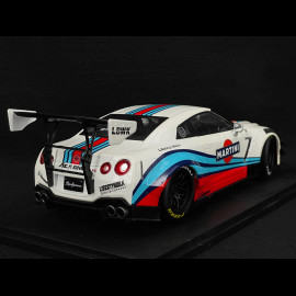 Nissan GT-R R35 Liberty Walk Body Kit 2.0 Martini 2024 White 1/18 Solido S1805819