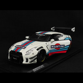 Nissan GT-R R35 Liberty Walk Body Kit 2.0 Martini 2024 Weiß 1/18 Solido S1805819