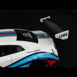 Nissan GT-R R35 Liberty Walk Body Kit 2.0 Martini 2024 White 1/18 Solido S1805819