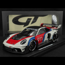 Porsche 911 GT3 R Type 992 n° 911 Rennsport 2023 White / Blue / Red 1/18 GT Spirit GT495