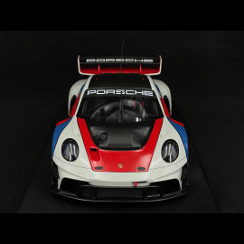 Porsche 911 GT3 R Type 992 n° 911 Rennsport 2023 White / Blue / Red 1/18 GT Spirit GT495