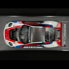 Porsche 911 GT3 R Typ 992 n° 911 Rennsport 2023 Weiß / Blau / Rot 1/18 GT Spirit GT495