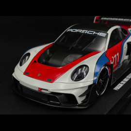 Porsche 911 GT3 R Type 992 n° 911 Rennsport 2023 White / Blue / Red 1/18 GT Spirit GT495