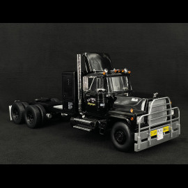 Set von Lastwagen Mack RL 700L 1974 Schwarz Convoy + Rubber Duck Figur 1/18 Road Kings