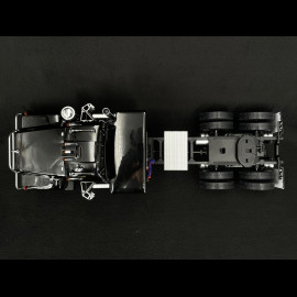 Set von Lastwagen Mack RL 700L 1974 Schwarz Convoy + Rubber Duck Figur 1/18 Road Kings