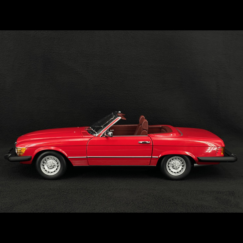 Mercedes 450 SL R107 1985 Rot US Version Bobby Ewing Dallas 1/12 KK Scale KKDC120261