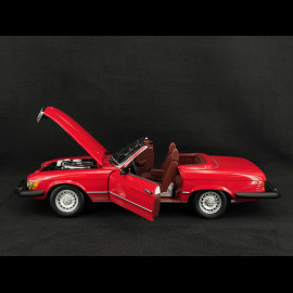 Mercedes 450 SL R107 1985 Red US Version Bobby Ewing Dallas 1/12 KK Scale KKDC120261