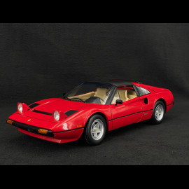 Set von Ferrari 308 GTS Quattrovalvole 1982 Rot US Version + Thomas Magnum Figur 1/12 KK Scale