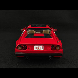 Set of Ferrari 308 GTS Quattrovalvole 1982 Red US Version + Thomas Magnum Figurine 1/12 KK Scale