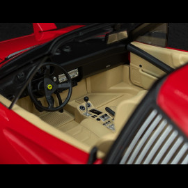 Set von Ferrari 308 GTS Quattrovalvole 1982 Rot US Version + Thomas Magnum Figur 1/12 KK Scale