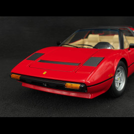 Set von Ferrari 308 GTS Quattrovalvole 1982 Rot US Version + Thomas Magnum Figur 1/12 KK Scale