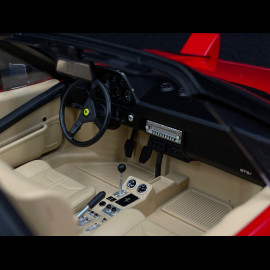 Set von Ferrari 308 GTS Quattrovalvole 1982 Rot US Version + Thomas Magnum Figur 1/12 KK Scale