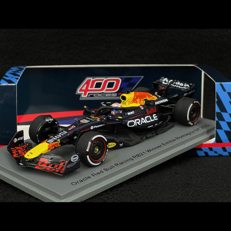 Max Verstappen Red Bull RB21 n° 1 Winner GP Emilia-Romagna 2025 F1 1/43 Spark S9623