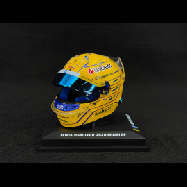 Ferrari Helmet Lewis Hamilton n° 44 8th Miami GP 2025 F1 1/5 LookSmart LSHEL015