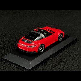 Porsche 911 Targa 4 GTS Typ 992 2022 Indischrot 1/43 Minichamps 410061060