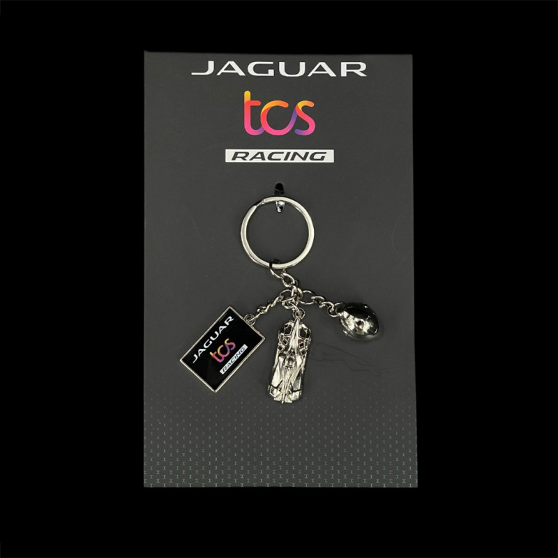 Jaguar TCS Racing Schlüsselanhänger Formel E 3-teilig Silber Jaguar 701223295