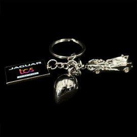 Jaguar TCS Racing Keychain Formula E 3-Piece Silver Jaguar 701223295