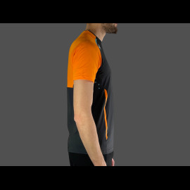 McLaren F1 Team T-Shirt Norris Piastri Exklusiv Rennstall Phantom / Papaya Orange TM4717-217 - Herren